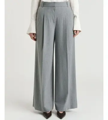 Veronika Maine Pinstripe Straight Leg Pant