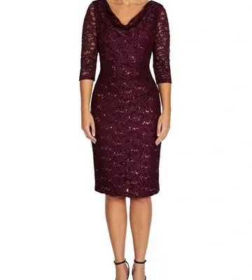 Anthea Crawford Elisa Stretch Lace Dress