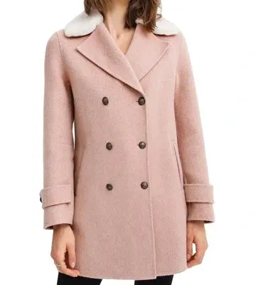 Belle & Bloom Liberty Sherpa Collar Wool Blend Coat