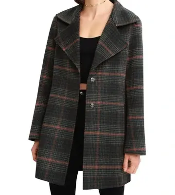 Belle & Bloom Ex-Boyfriend Wool Blend Oversized Jacket Brown