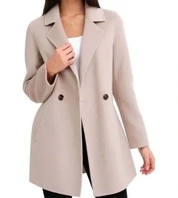 Belle & Bloom Electric Feel Drawstring Brown Coat