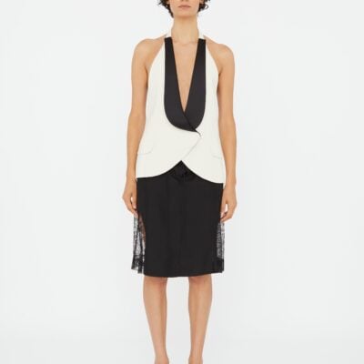 Christopher Esber Tuxedo Contrast Silk Vest — 4 - Image 2