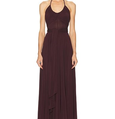 ALAÏA Halter Long Dress