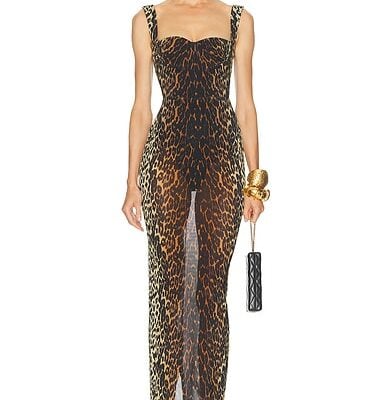 Alex Perry Cupped Column Dress