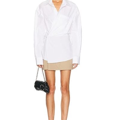 Alexander Wang Pre-styled Mini Wrap Dress