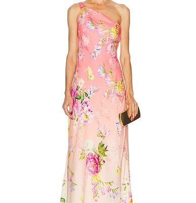 HEMANT AND NANDITA Avya Sash One Shoulder Dress