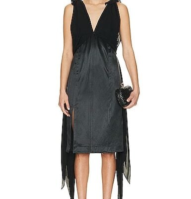 Bottega Veneta Heavy Fluid Silk Dress