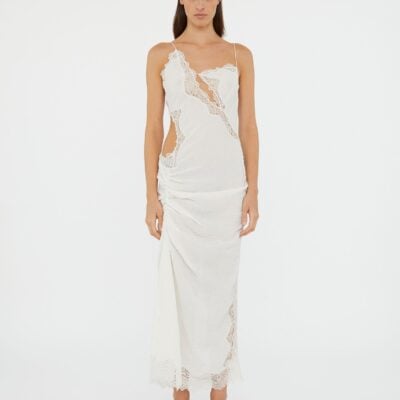 Christopher Esber Crimped Lace Cami Dress — 4 - Image 1