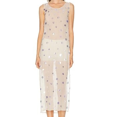 CHAN LUU Chloe Sequin Tunic Dress