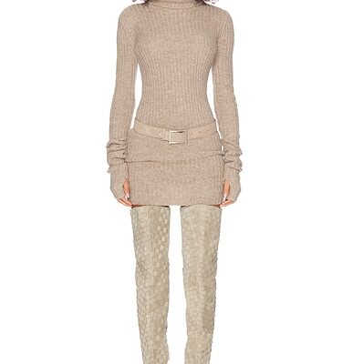 Helsa Lauren Mini Knit Dress