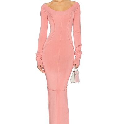 Helsa Scarlet Maxi Knit Dress