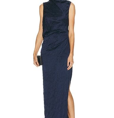Marina Moscone Draped Dress