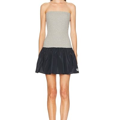 Miu Miu Strapless Mini Dress