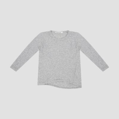 Bassike Mini Boxy Long Sleeve T-Shirt - Image 1