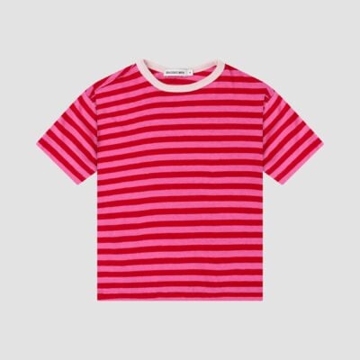 Bassike Mini Boxy Rib Insert T-Shirt - Image 1