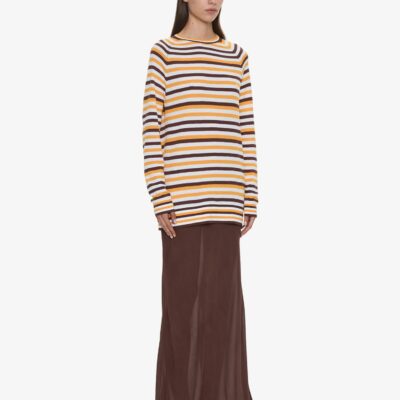 Christopher Esber Stripe Knit Monument Dress — XXS - Image 2