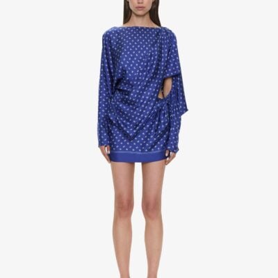Christopher Esber Bandana Pareo Cutaway Dress - Image 1