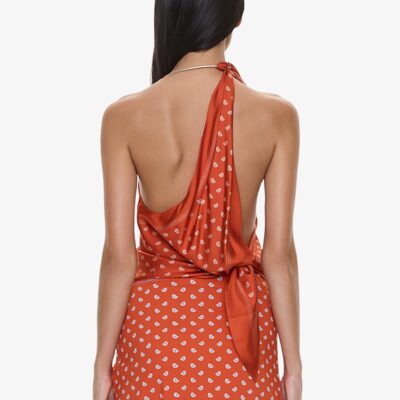 Christopher Esber Bandana Scarf Tie Top - Image 2