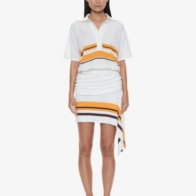 Christopher Esber Stripe Knit Clean Polo — XXS - Image 2
