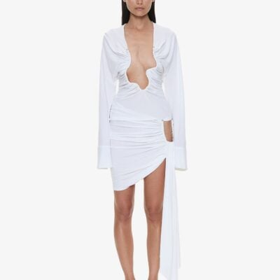 Christopher Esber Salacia Ruched Long Sleeve Top - Image 2