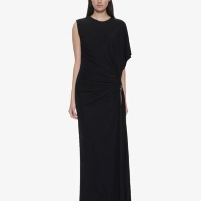 Christopher Esber Bezel Quartz Draped Tank Dress - Image 2
