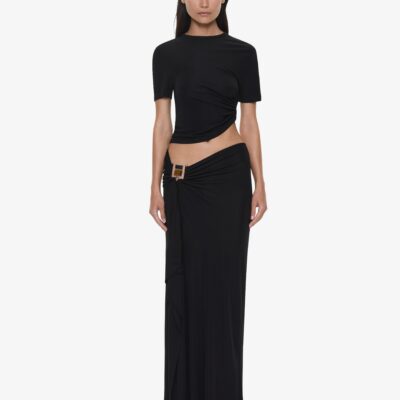 Christopher Esber Bezel Quartz Ruched Tee — 4 - Image 2