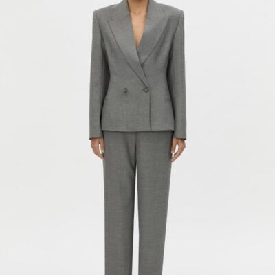 Camilla and Marc Crest Cropped Pant — grey marle - Image 1