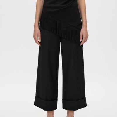 Camilla and Marc Caius Manstyle Wide Leg Pant — black - Image 2