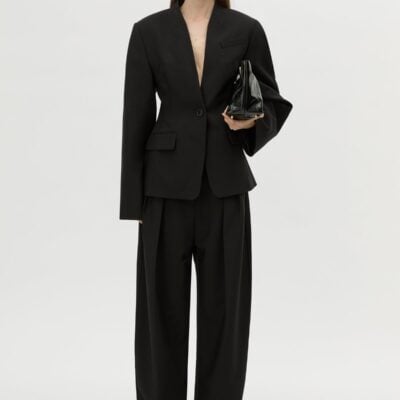Camilla and Marc Tala Barrel Leg Pant — black - Image 1