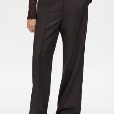 Camilla and Marc Saxony High Waisted Pant — espresso pindot - Image 2
