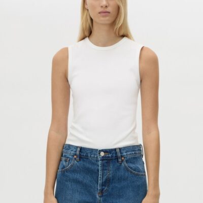 Camilla and Marc Alba Crew Neck Tank — soft white - Image 2