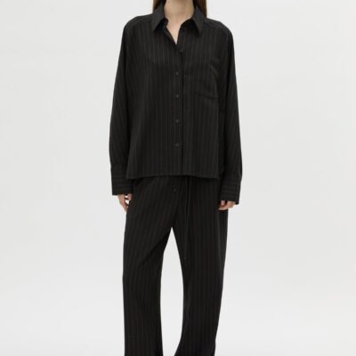Camilla and Marc Sedona Striped Shirt — black stripe - Image 1