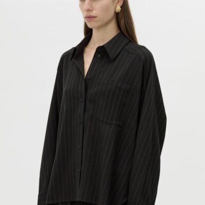 Camilla and Marc Sedona Striped Shirt — black stripe - Image 2