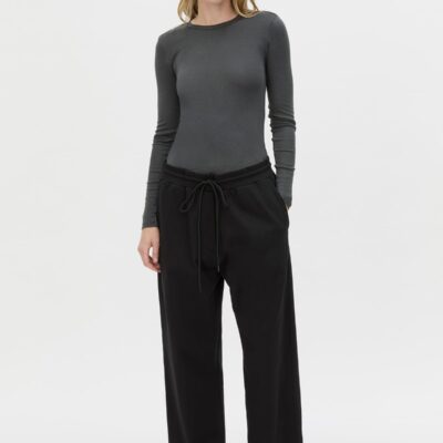 Camilla and Marc Beau Tapered Crop Pant — black - Image 1