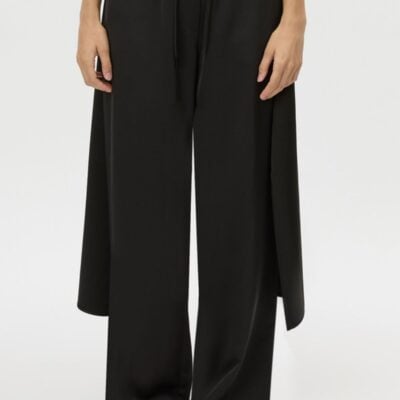 Camilla and Marc Ground Satin Pant — black - Image 2