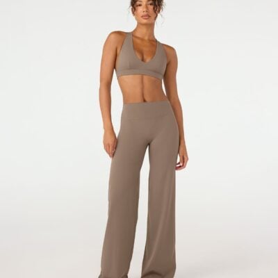 Crop Shop Boutique Fade Everyday Pants | Mocha — XXS - Image 1