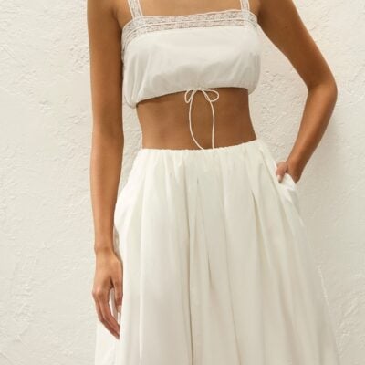 Faithfull The Brand Renee Top Ixora Lace White — XXS - Image 2