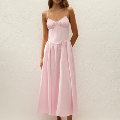 Faithfull The Brand Vares Midi Dress Palazzo — XXS - Image 1