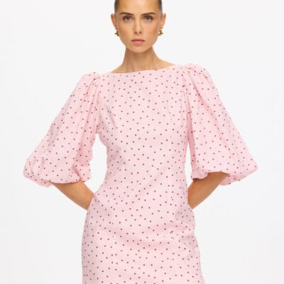 Kivari Sia Bubble Sleeve Mini Dress — XS/6 - Image 2