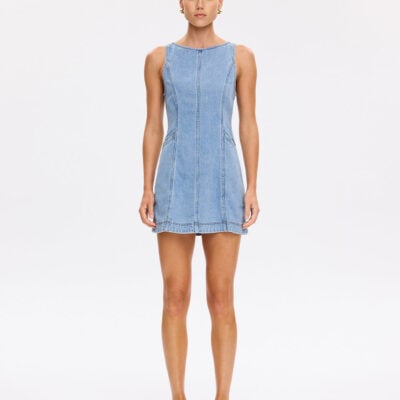 Kivari Laguna Denim Mini Dress — XS/6 - Image 2