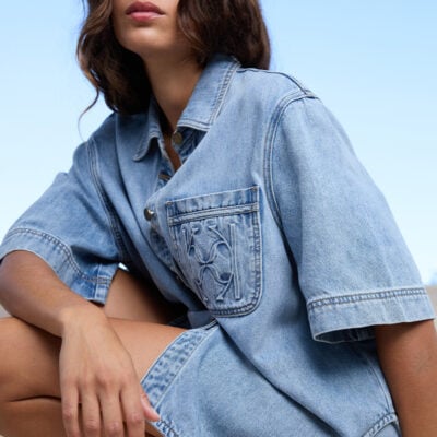 Kivari Ariana Denim Shirt — XS/6 - Image 1