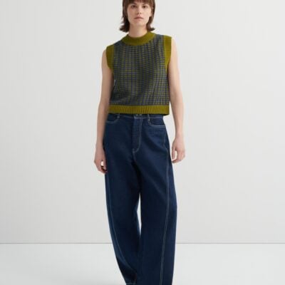 Kowtow Grid Vest — field - Image 2