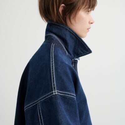 Kowtow Portrait Jacket — indigo-denim - Image 2