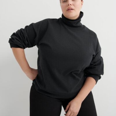 Kowtow Intent Top — charcoal-marle - Image 1