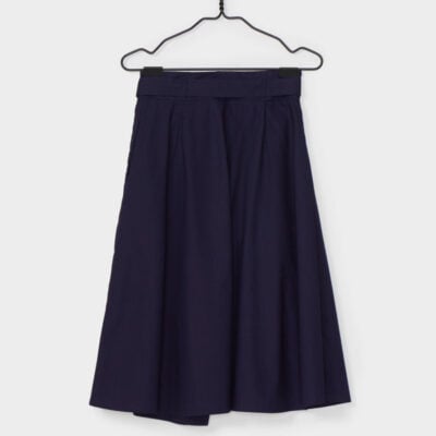 Kowtow Long Player Skirt — Navy - Image 1
