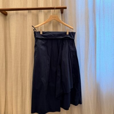 Kowtow Long Player Skirt — Navy - Image 2