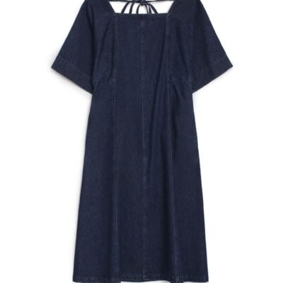 Kowtow Iris Dress — Navy - Image 1