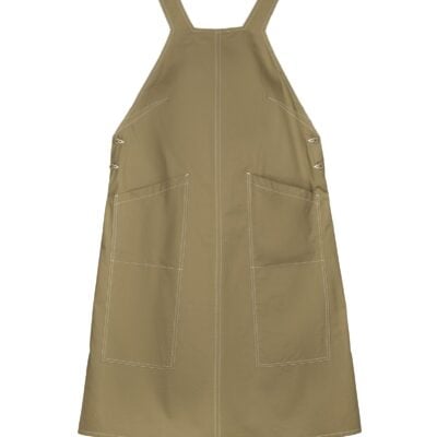 Kowtow Mirror Apron Dress — Green - Image 1