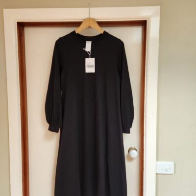 Kowtow Full Sleeve Dress — Black - Image 2