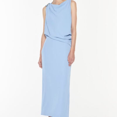 Manning Cartell High Times Drape Dress — SKY BLUE - Image 1